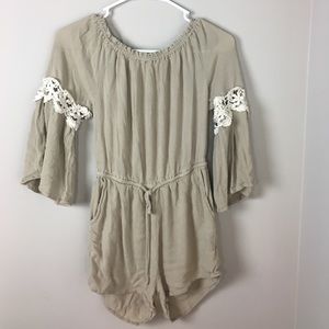 Beige Romper